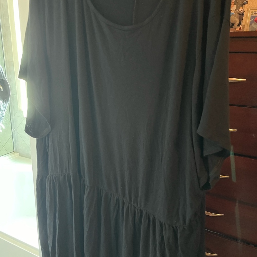 Babydoll Black BooHoo top